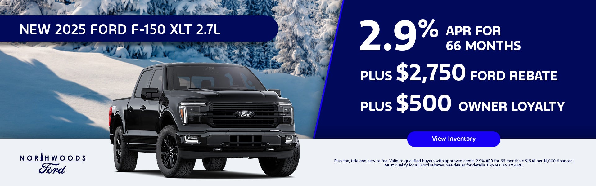 NEW 2025 FORD F-150 XLT 2.7L